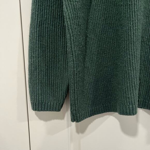 Levi's Men's Relaxed Fit Wool‎ Sweater Crewneck Longsleeve Dark Green Size XL - Picture 2 of 7
